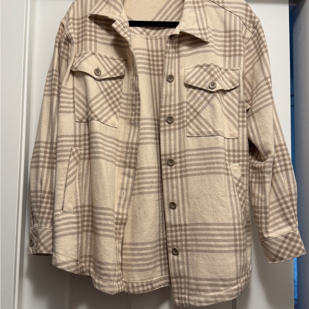 Plaid shacket